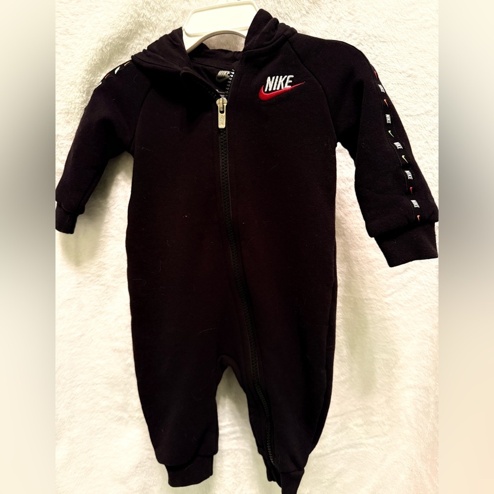 Nike Black Kids One Piece with Hood